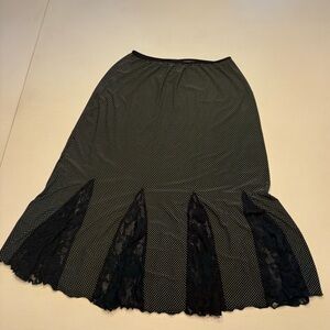 Saint Tropez West Black and White A-Line Skirt